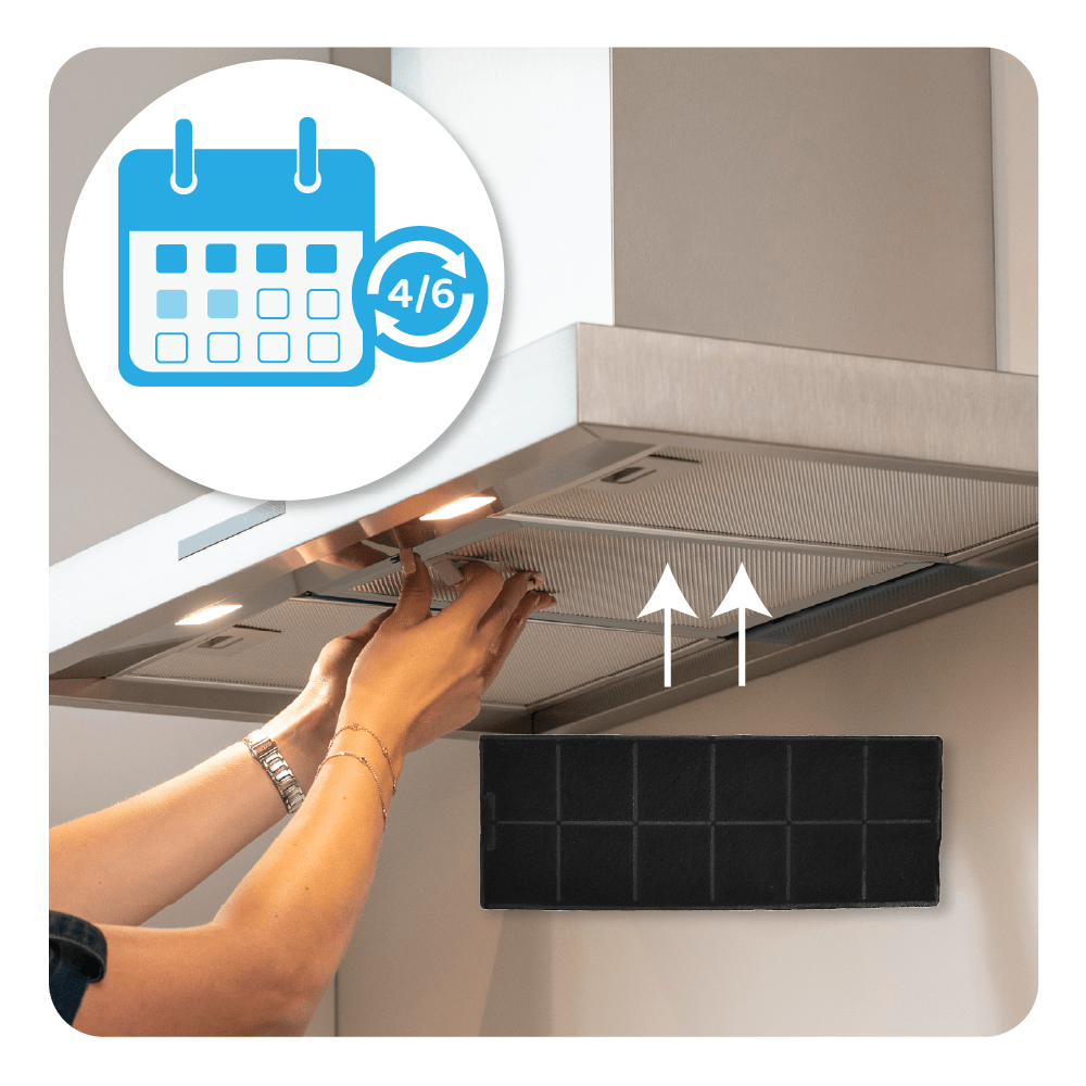 Aktivkohlefilter geeignet für Beko ACK62260 (2St.)