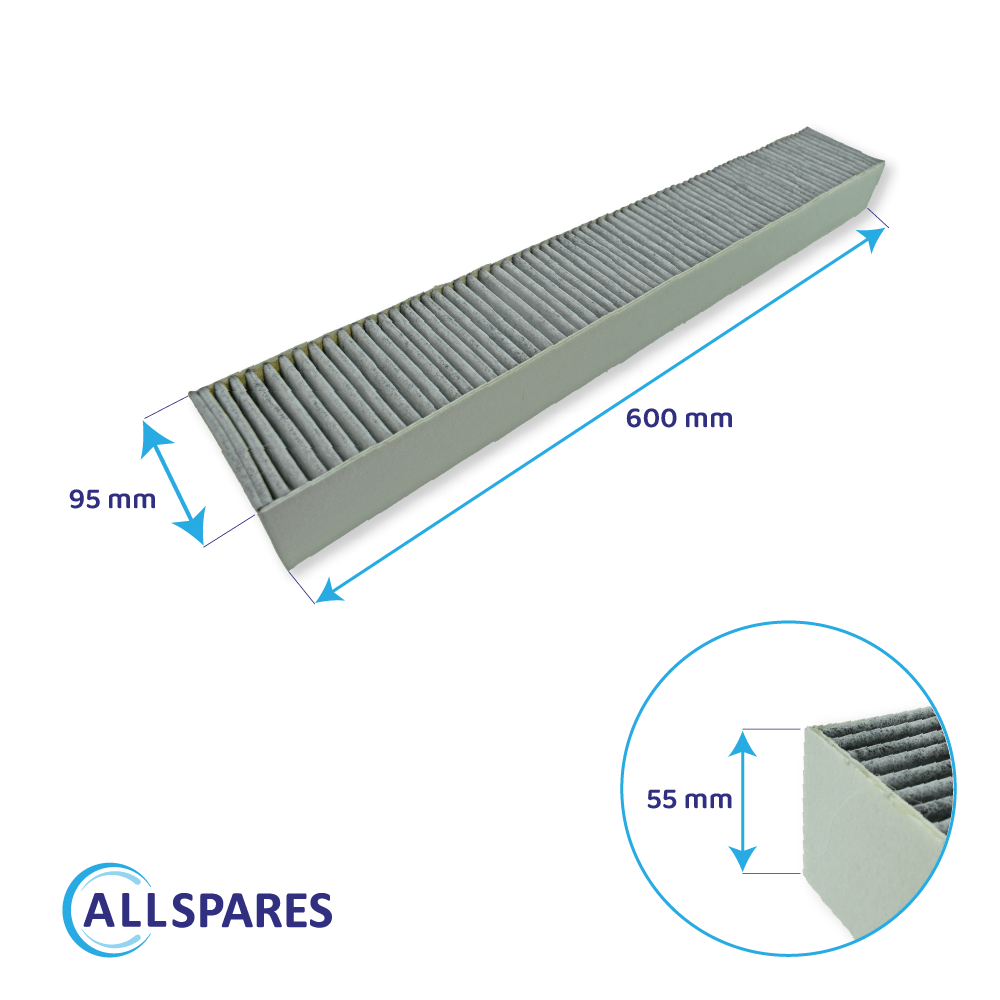 CleanAir Aktivkohlefilter geeignet für Constructa CA282110 / 17000822