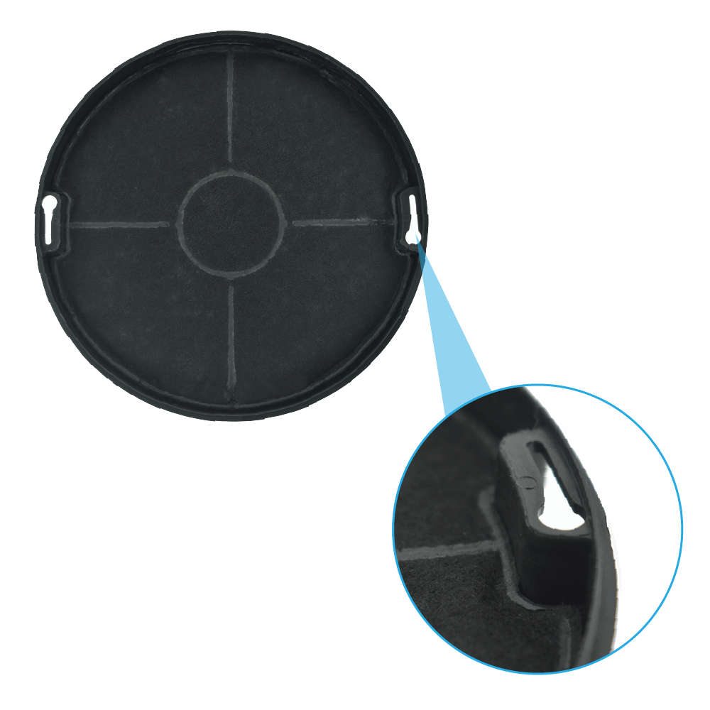 Aktivkohlefilter geeignet für Indesit AMC023 (2St.)