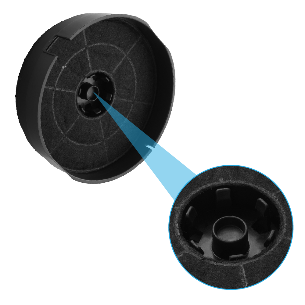 Aktivkohlefilter geeignet für SMEG 690073665 / KITFC62 (2St.)