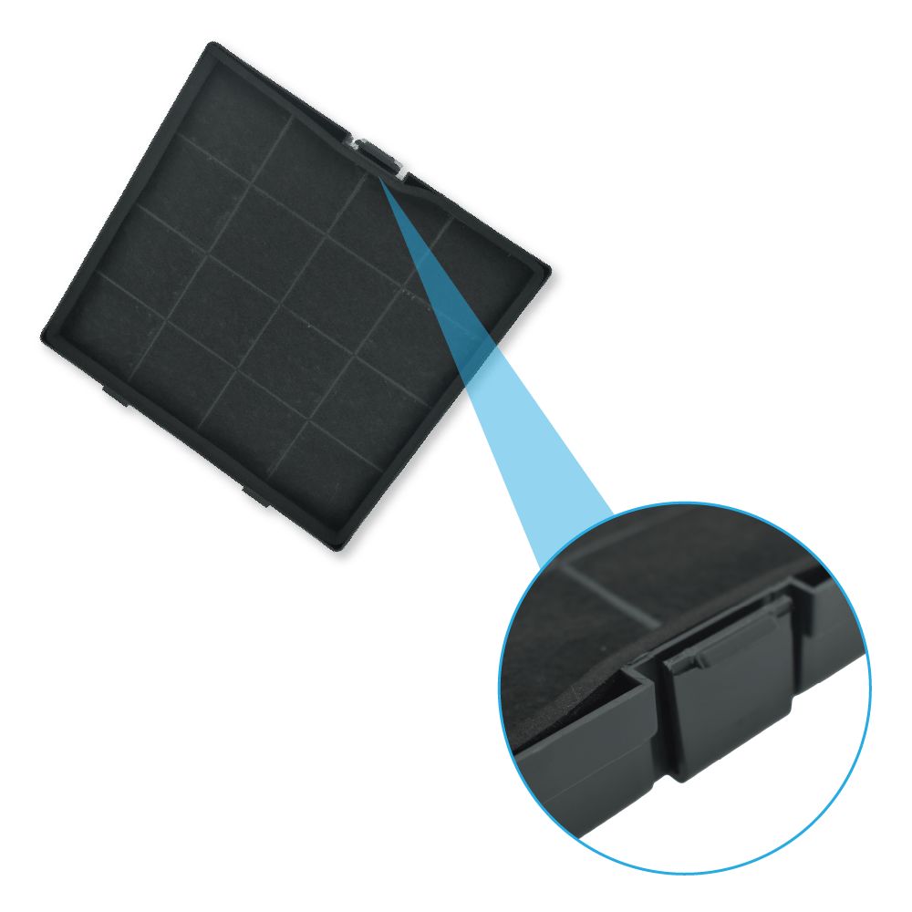 Aktivkohlefilter geeignet für Indesit CHF007 / D241