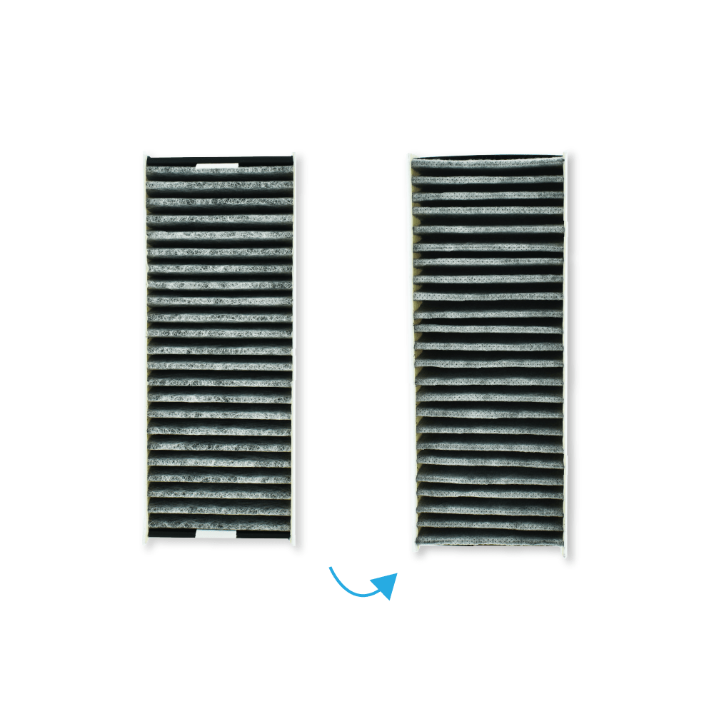 CleanAir Aktivkohlefilter geeignet für Bosch set 17007113 / HEZ9VRUD0