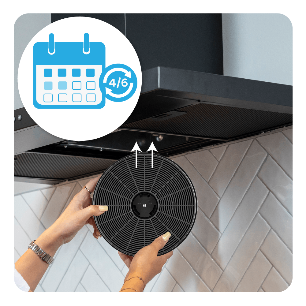 Aktivkohlefilter MKF130 geeignet für Infiniton CMPP-60S / CMPP-90S (2St.)