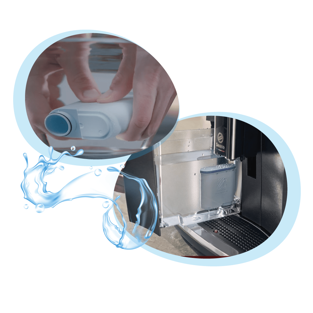 Philips / Saeco Wartungsset Kaffeemaschine Wasserfilter + Entkalker