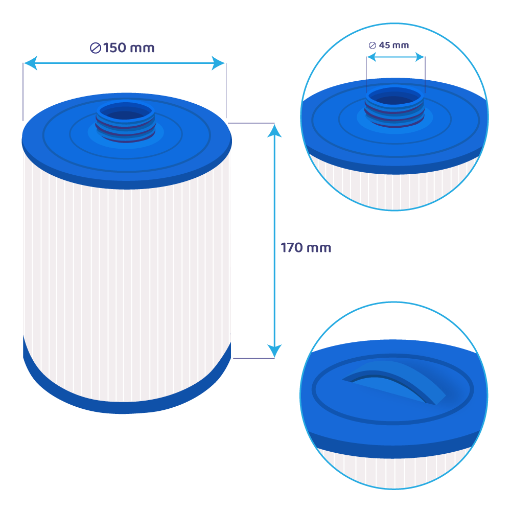 Darlly Whirlpool Filter SC860, 50364