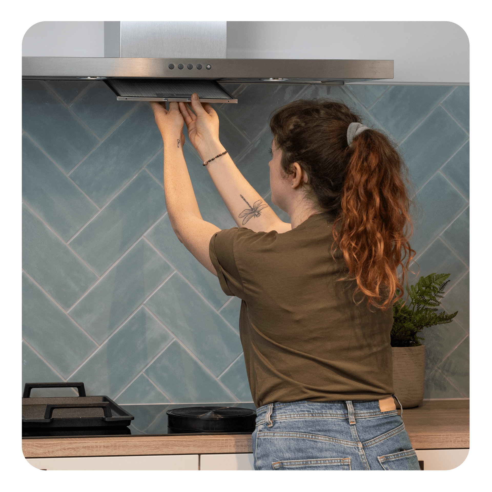 Aktivkohlefilter geeignet für Indesit CHFE233/2 / FAC519