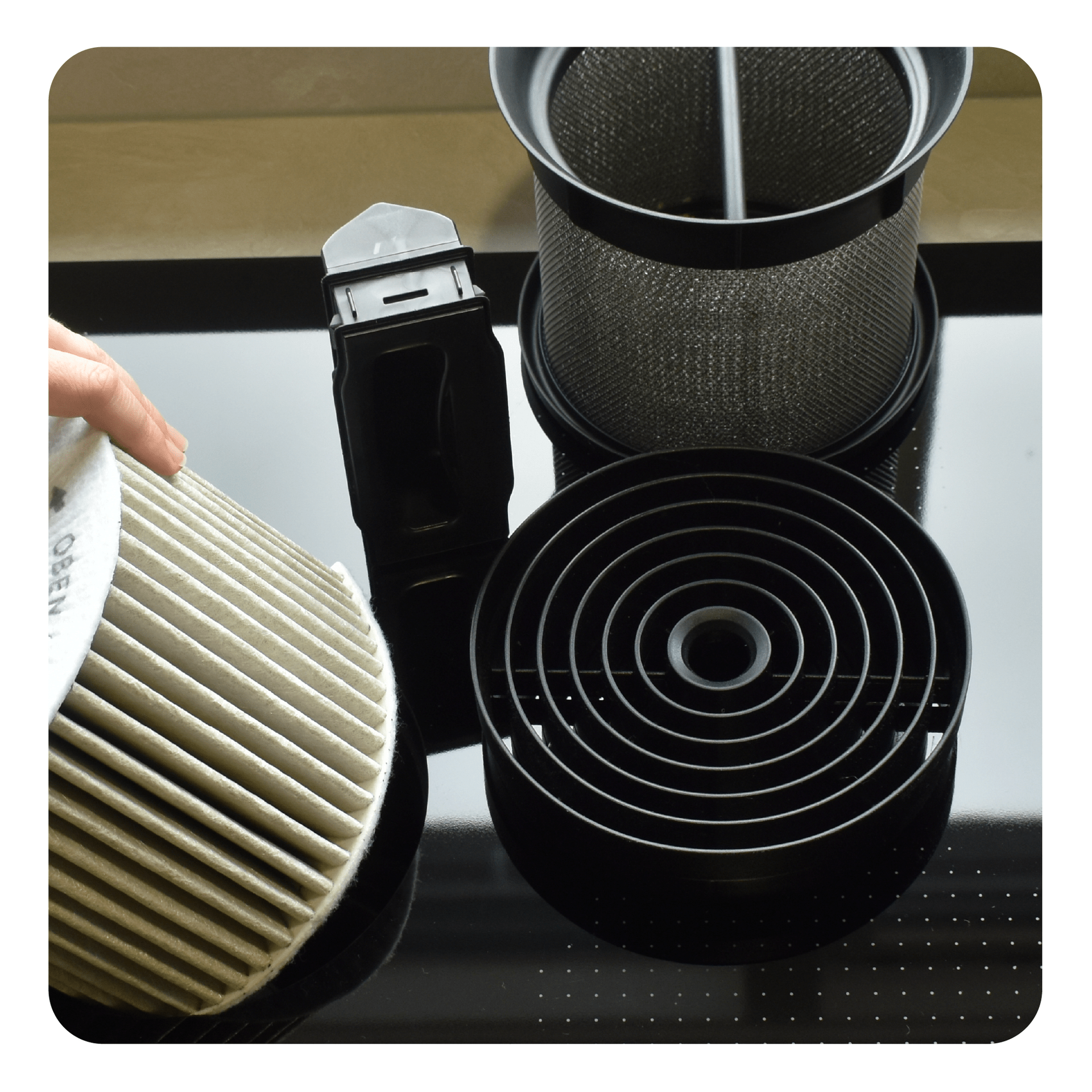 Aktivkohlefilter PUAKF / GFES / GFESP Anti‑Fischgeruch – geeignet für BORA Pure, X Pure, S Pure & M Pure