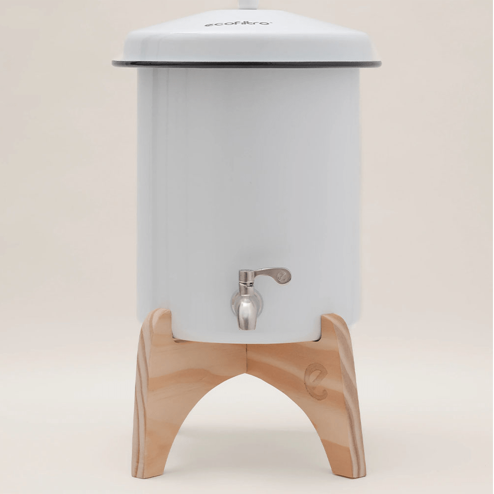Ecofiltro Wasserfilter 5L Starterset Weiß (filtert PFAS)