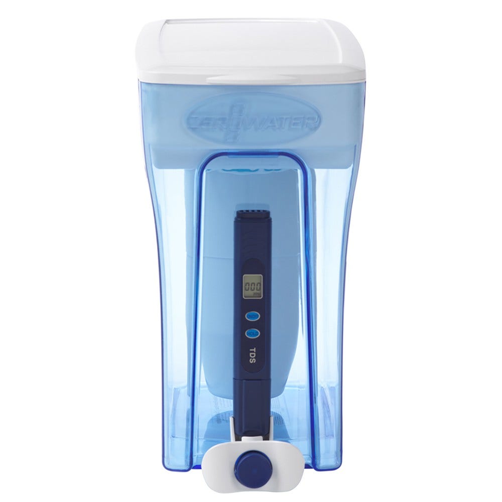 ZeroWater Wasserfilter-Station 5.4L inkl. 3 Wasserfilter 703B 9 (filtert PFAS)