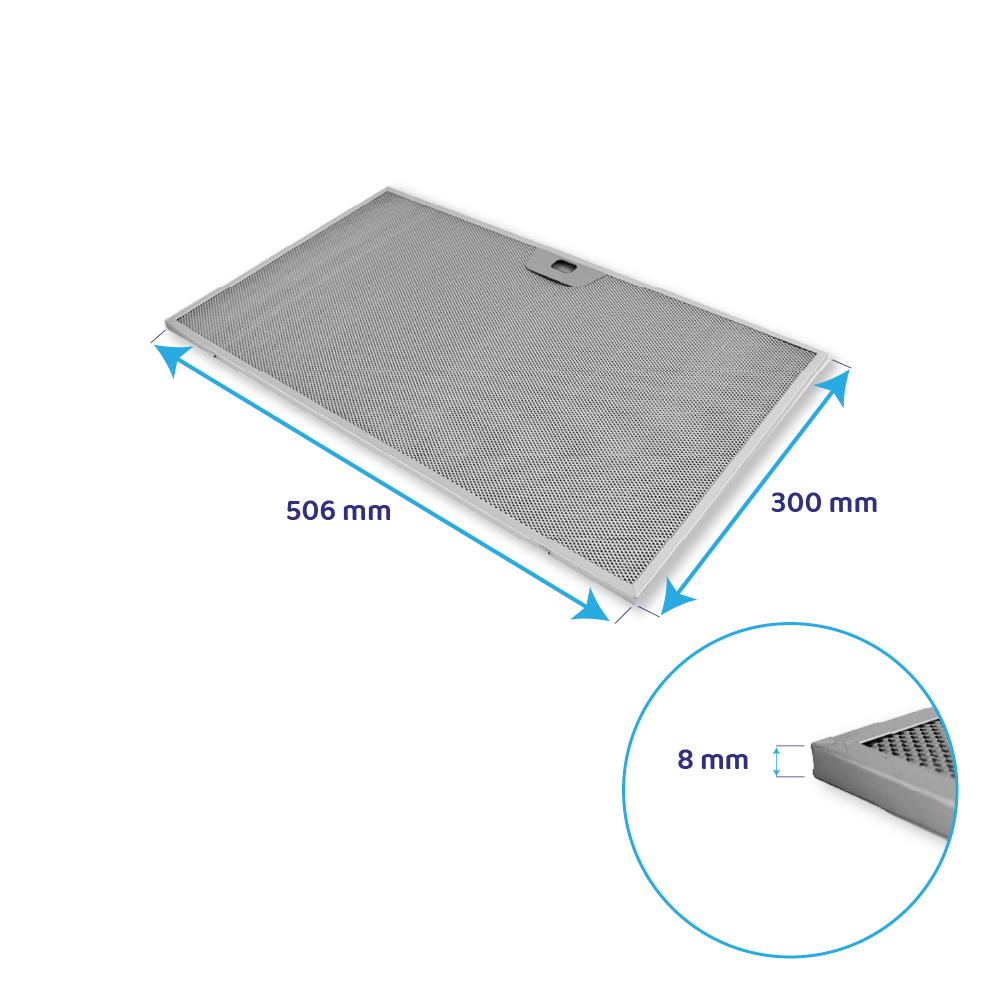 Franke Metall-Fettfilter 506x300mm 1330059015