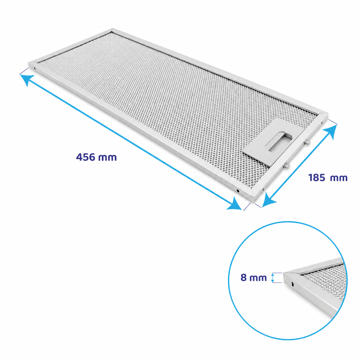 AEG Metall-Fettfilter 455x185x8mm 4055241147