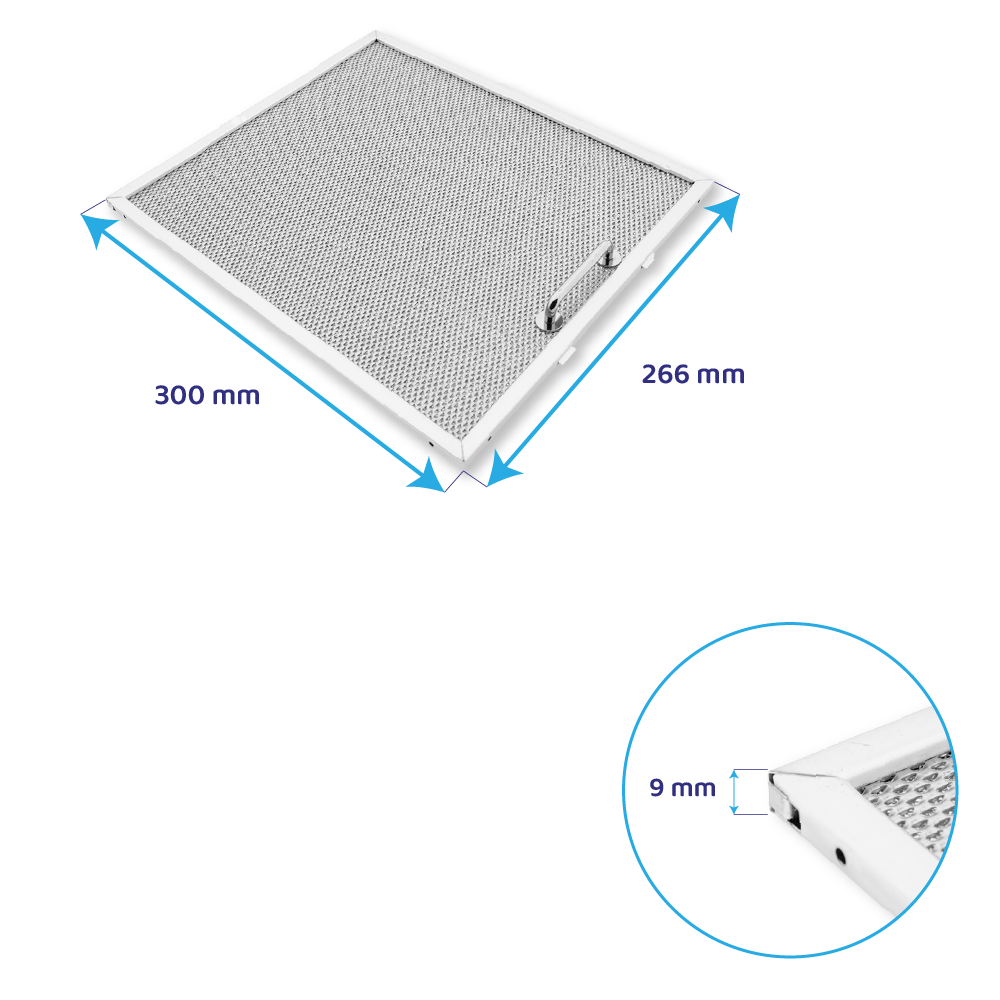 Siemens Metall-Fettfilter 300x266mm 210340 / 00210340