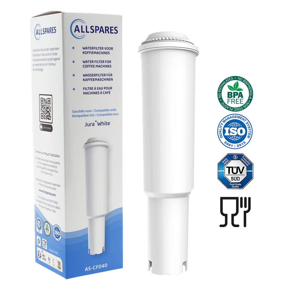 Wasserfilter Ersatz für Jura White, geeignet für viele  Jura Vollautomaten | E75, E60, Impressa