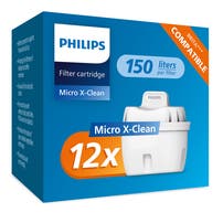 Philips Wasserfilter 12-pack (filtert PFAS) kompatibel mit BRITA Maxtra+
