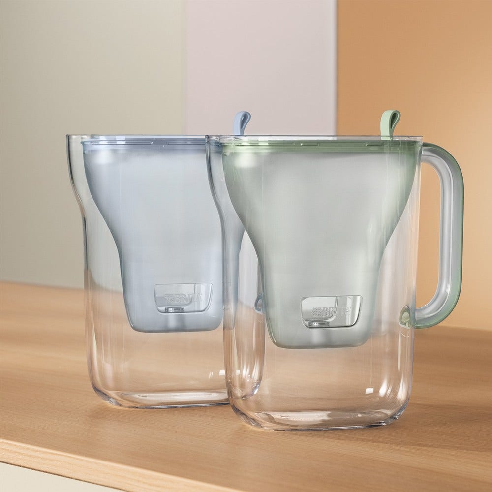 BRITA Style Eco Wasserfilterkanne 2.4L Puderblau + MAXTRA PRO Wasserfilter 1055740