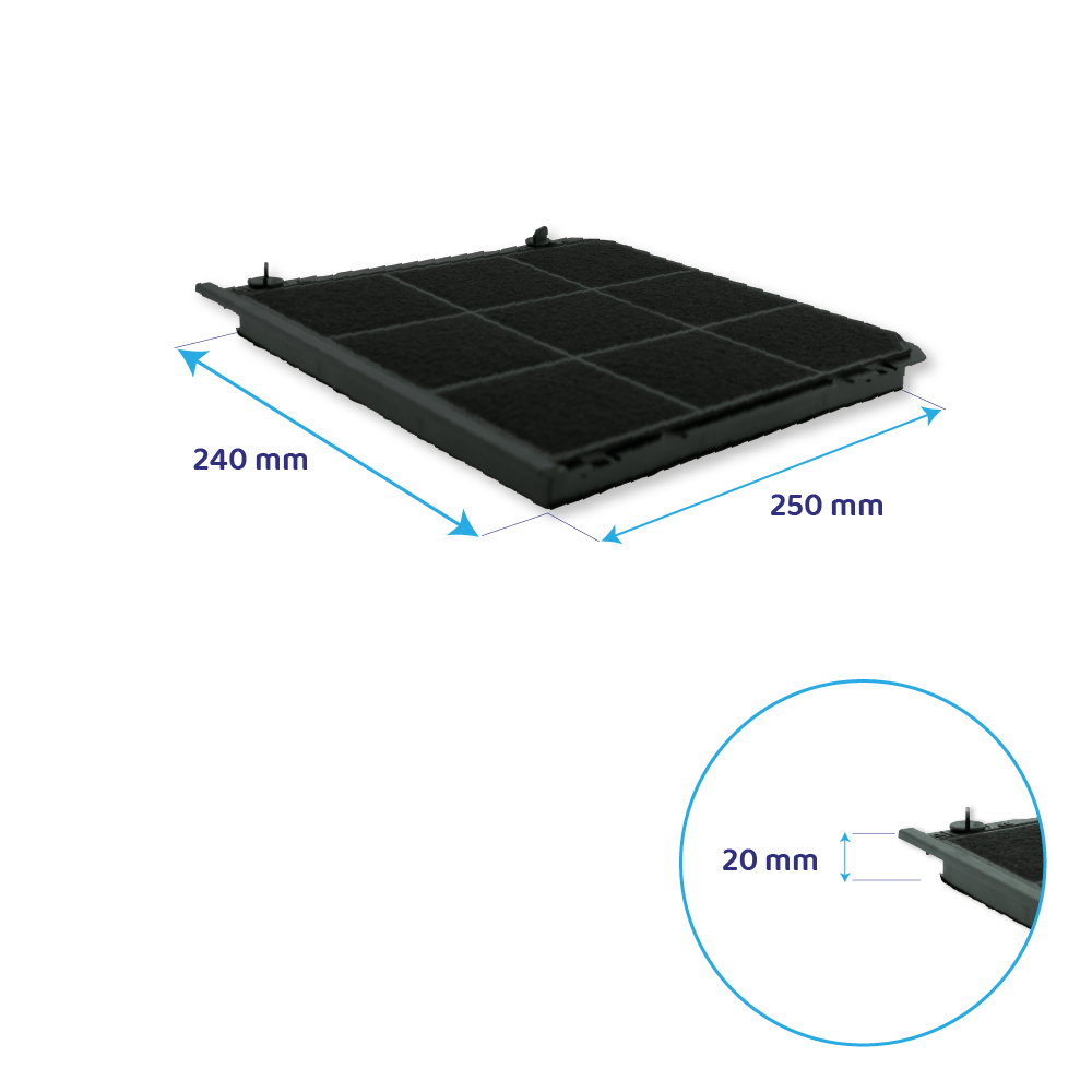 Electrolux Long Life Aktivkohlefilter MCFB98 / 9029865137