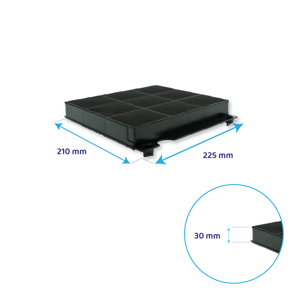 Zanker Aktivkohlefilter MCFE01ST / 9029865954