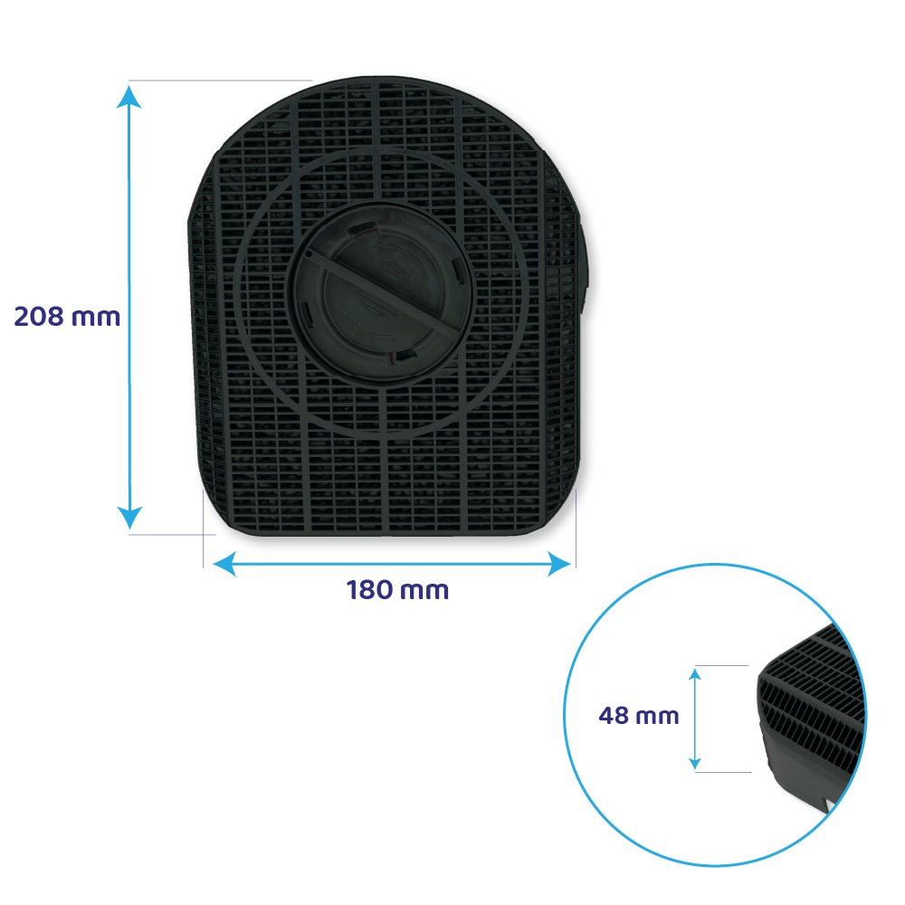 Husqvarna Aktivkohlefilter MCFE14 / 9029800605 (2St.)