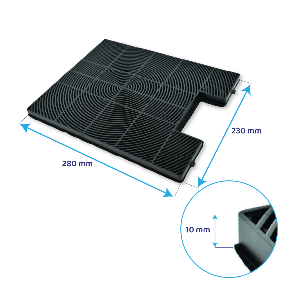 Inventum Aktivkohlefilter AKC9000RVS (2st.)